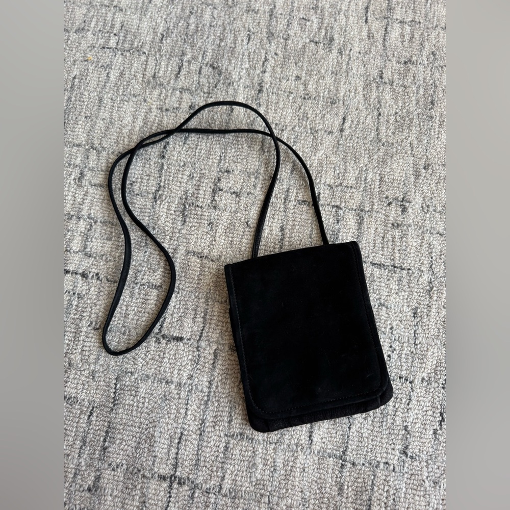 Private Stock leather suede crossbody bag